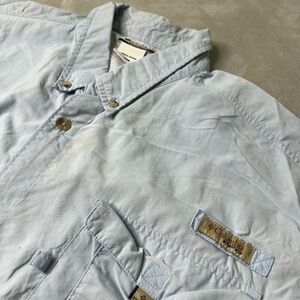 Columbia‎ Shirt Mens 2XLarge Blue Vented Fishing Button Up Long Sleeve